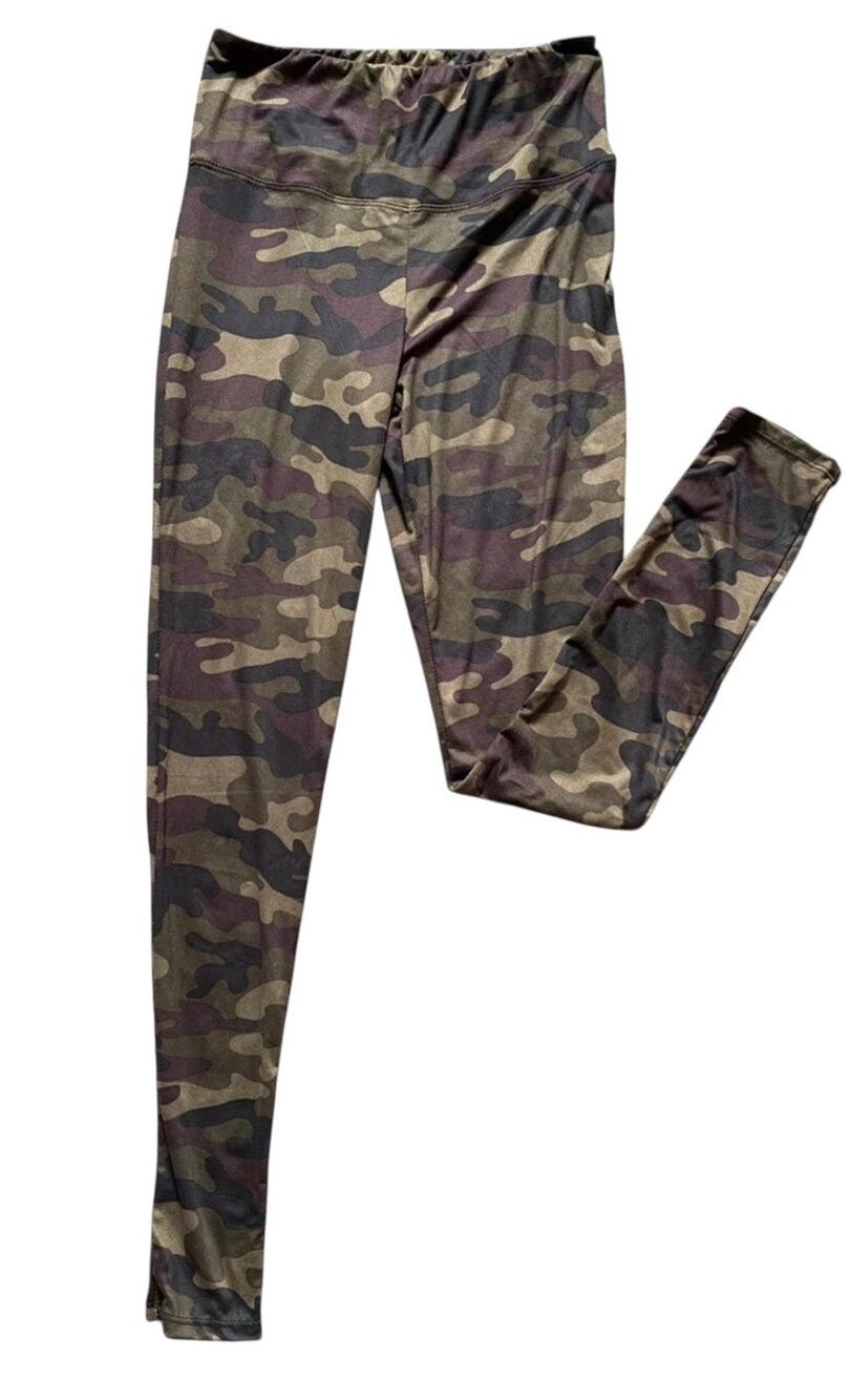 Poof New York High Waisted Camo Athletic Leggings- Size Small NWT Athleisure